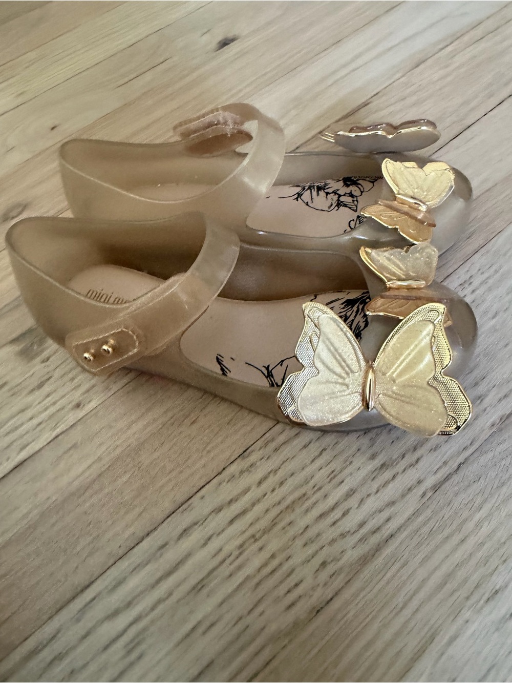 Mini Melissa gold Maryjane size 11
